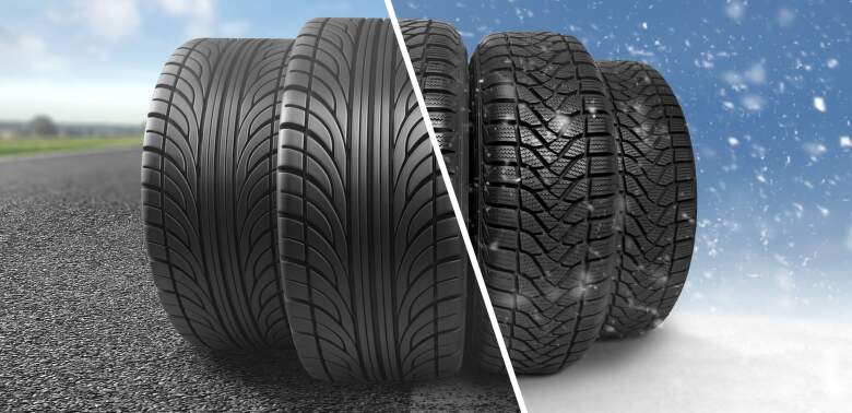 Celoroční pneumatiky, rozdíl mezi celoroční, letní a zimní pneu